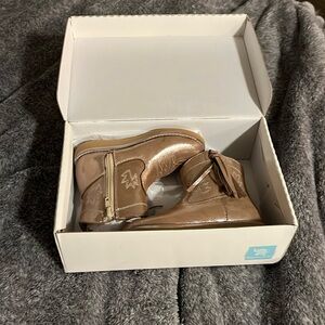 Hannah Suede Boot Metallic Elephantito